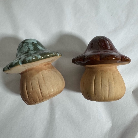 Drip Glazed Ceramic Mushrooms Decor - Picture 3 of 8